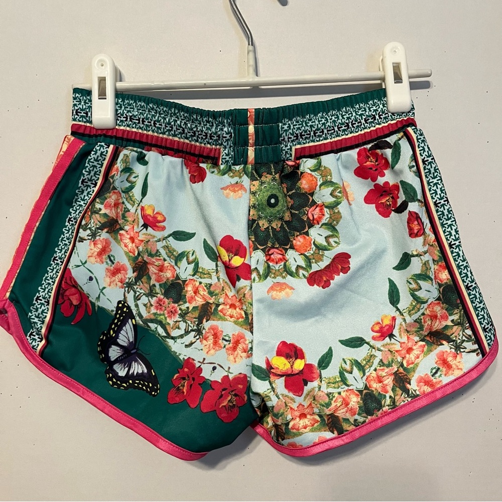 Rare Adidas Originals x The Farm Company Borboflor Shorts - Size 6/S - Picture 2 of 11